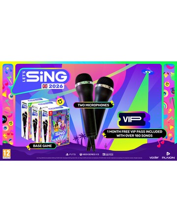 Let's Sing 2026 with 2 USB Microphones (Nintendo Switch)