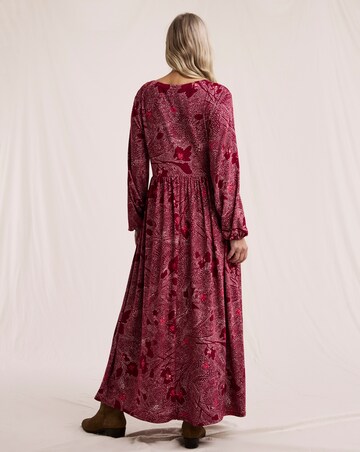 Julipa Button Through Jersey Midi Dress