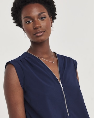 Zip Front Top