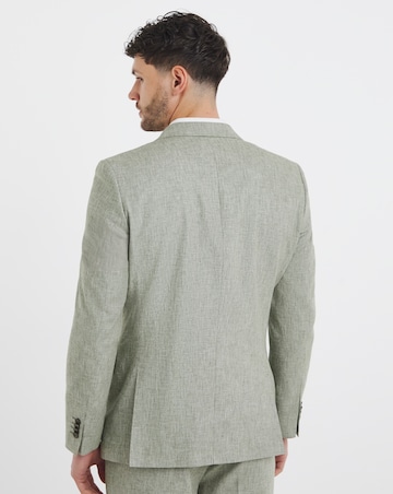 Linen Blend Suit Jacket