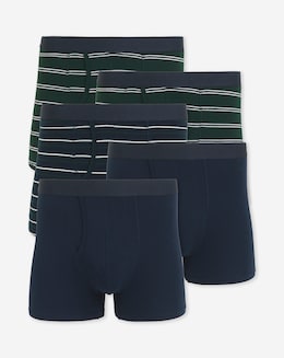 5 Pack Stripe A-Front Boxers