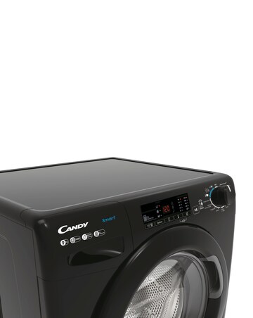 Candy Smart 9kg 1400rpm Washing Machine - Black + installation