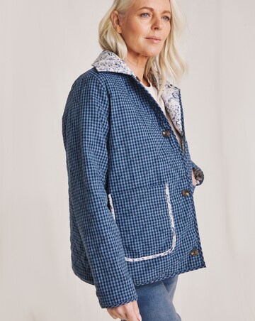 Julipa Printed Pure Cotton Reversible Jacket