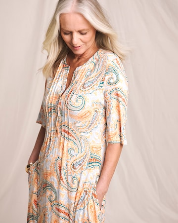 Julipa Pintuck Jersey Midi Dress