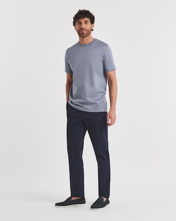 Folio Mercerised Supima T-Shirt- Pastel Blue
