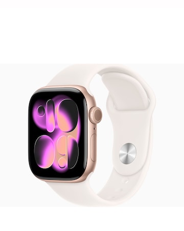 Apple Watch Series 11 GPS + Cellular 42mm - Light Blush Sport Band - S/M