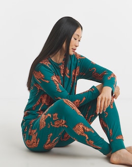 Chelsea Peers Jersey Crew Neck Pyjama Set