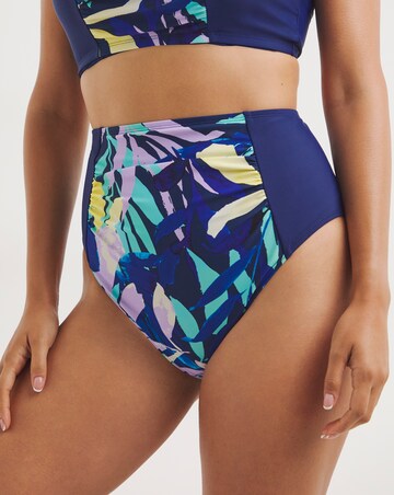 Leaf Mix and Match High Waist Bikini Bottoms