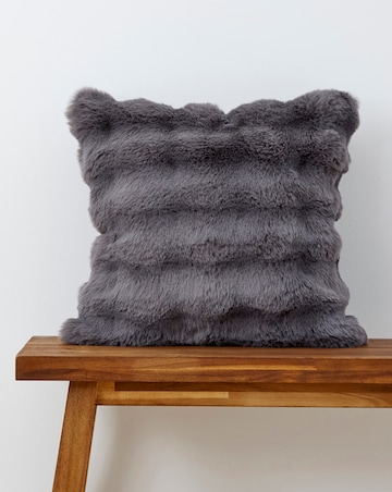Bubble Faux Fur Cushion