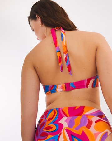 Floral Mix And Match Underwired Padded Plunge Bikini Top