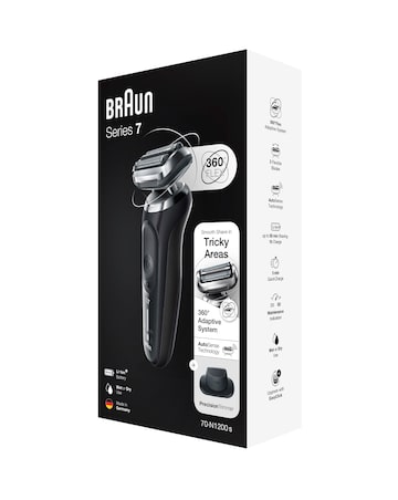 Braun Series 7 N1200 Wet & Dry Rechargeable Shaver with Precision Trimmer