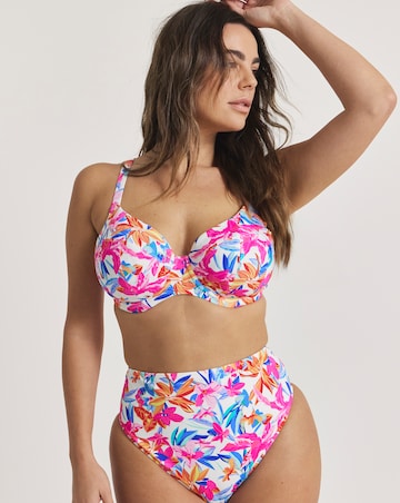 Elomi Savaneta Mid Rise Bikini Brief White