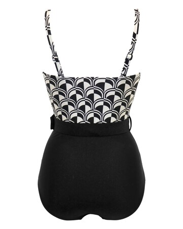 Pour Moi Casablanca Tummy Control Strapless Belted Swimsuit Mono