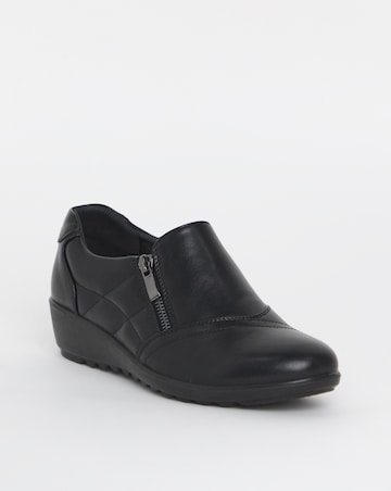 Cushion Walk Side Zip Shoe E Fit