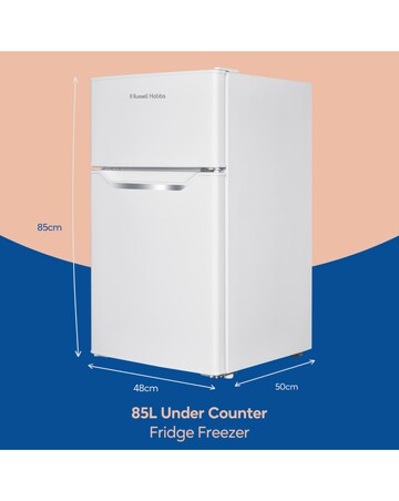 Russell Hobbs RH85UCFF482E1W Under Counter Fridge Freezer - White