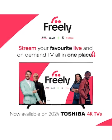 Toshiba 50UV2F53DBU 50in Smart 4K UHD HDR LCD Freely TV w Amazon Alexa