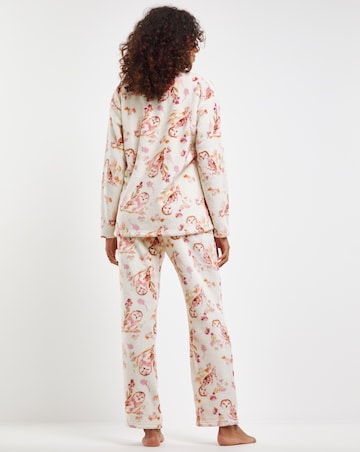 V Neck Fleece Pyjama Set