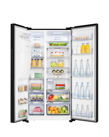Hisense RS694N4TBE American Fridge Freezer- E Rated 179 CM