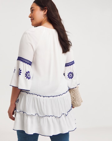 Joe Browns Santorini Embroidered Boho Tunic
