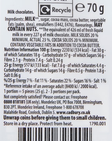 Cadbury Christmas Chocolate Gift Box
