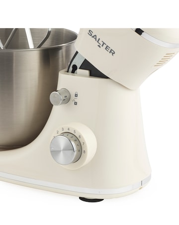 Salter Retro Stand Mixer Cream