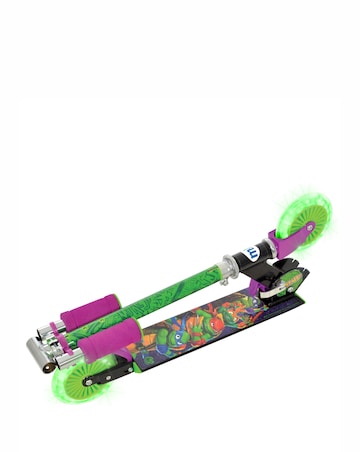 MoVe Turtles Folding Inline Scooter with Light Up Wheels