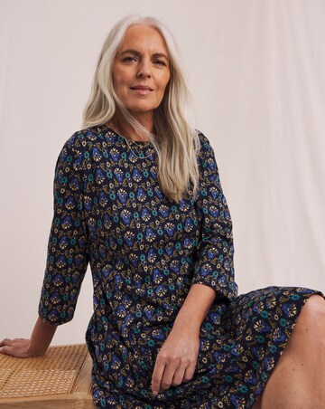 Julipa Pure Cotton Printed Jersey Shift Dress
