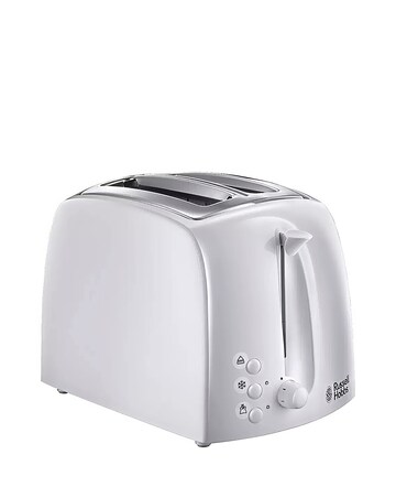 Russell Hobbs 21640 Textures White 2 Slice Toaster