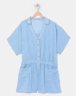 Cheese Cloth Beach Playsuit