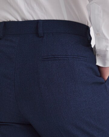 Navy Regular Fit Stretch Suit Trouser Short
