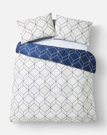 Oberon Navy Duvet Set