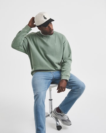 Union Garment Dyed Sweatshirt-Khaki