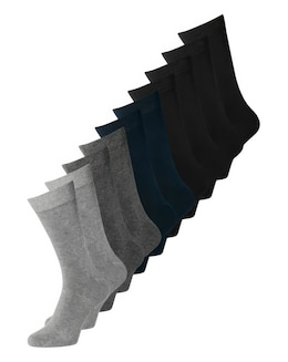 Jack &amp; Jones Jens Logo Socks 10 Pack - Multi