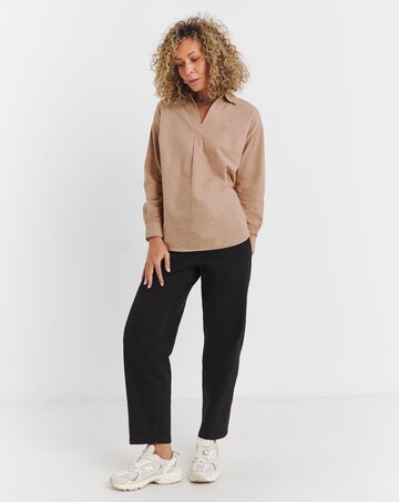 Brushed Cotton Popover Shirt