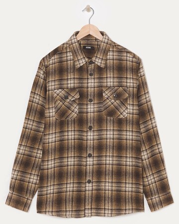 Double Pocket Check Overshirt