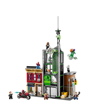LEGO Marvel Spider-Man vs. Oscorp, Kids' Super Hero Building Kit Gift 76324