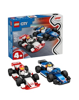 LEGO City F1 Williams Racing &amp; Haas F1 Race Cars Set 60464