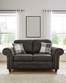 Oakland Faux Leather 2 Seater Sofa