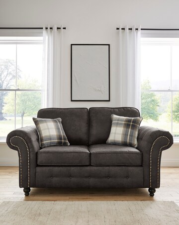 Oakland Faux Leather 2 Seater Sofa