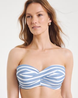 MAGISCULPT Twist Front Bandeau Bikini Top