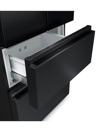 Hisense PureFlat RF632N4AFE2 Total No Frost American Fridge Freezer Black