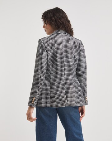 Double Breasted Boucle Blazer