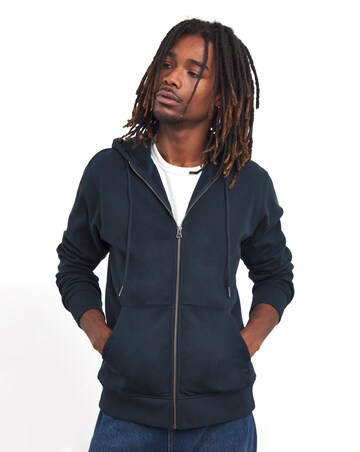 Full Zip Hoodie - Navy