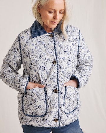 Julipa Printed Pure Cotton Reversible Jacket