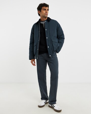 Cord Collar Wadded Jacket