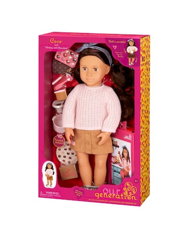 Our Generation Deluxe Baker Doll & Storybook - Coco