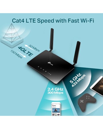 TP-Link Archer AC750 Wireless Dual Band 4G LTE Router