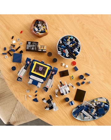 LEGO Icons Transformers: Soundwave Model Kit, Home and Office Decor Set