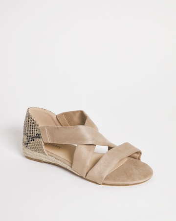 Sonya Multi Strap Espadrille Wide E Fit