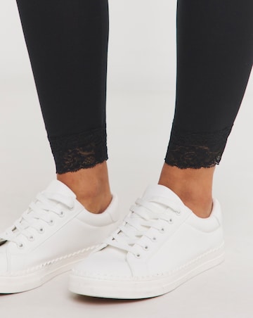 Joe Browns Black Lace Hem Leggings